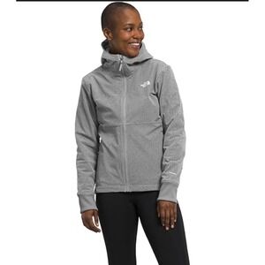The North Face Shelbe Raschel Hoodie Fleece Lined Grey Small Women